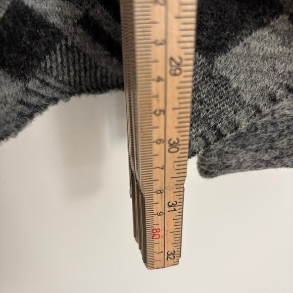 Willi Smith Wool Blend Vest Draped Front Waist Length Pockets Cozy Chic - Picture 10 of 10